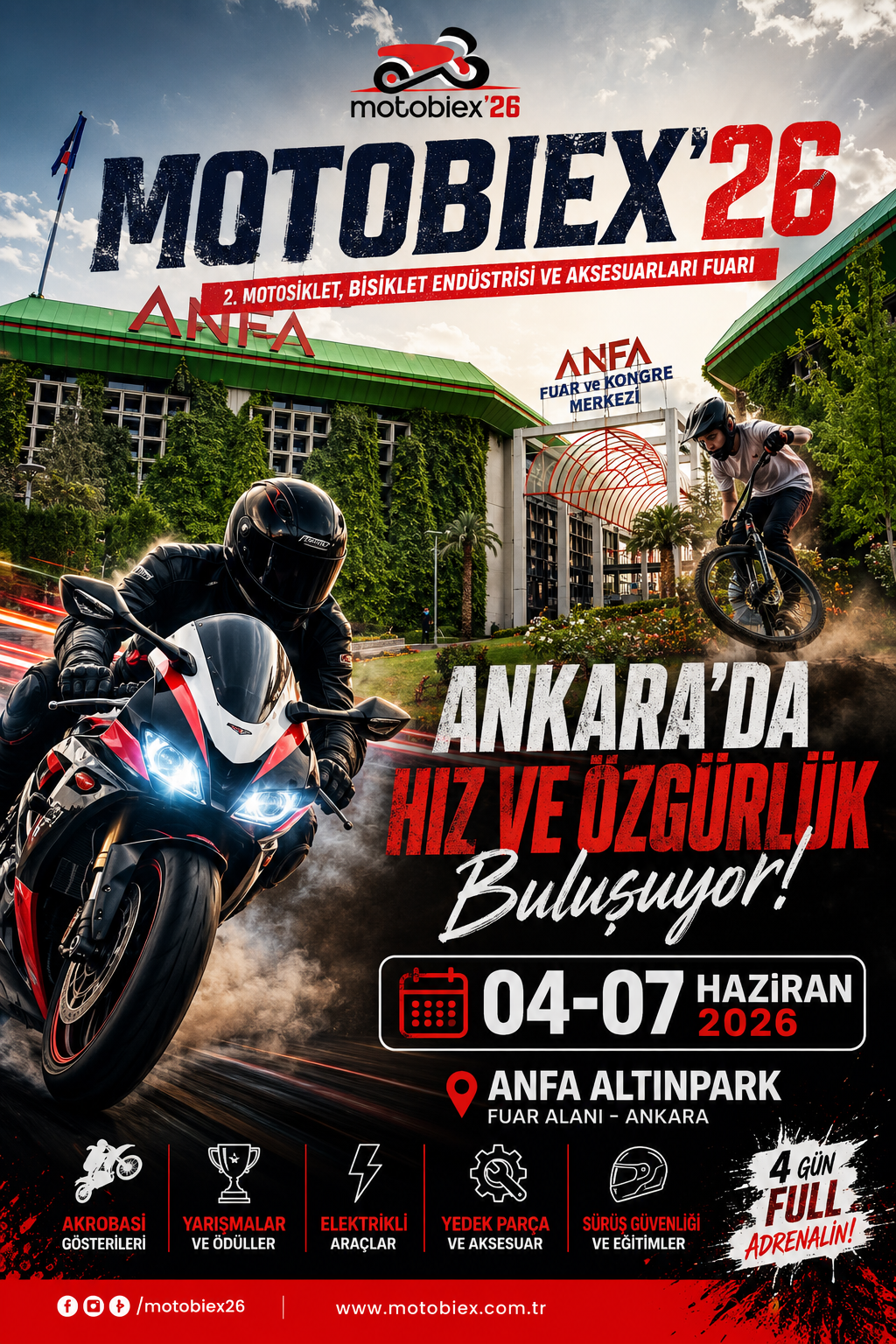 Motobiex 2026 Ankara Motosiklet Fuarı