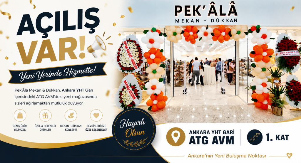 Pek'Âlâ Mekan & Dükkan Ankara YHT Garı ATG AVM'de Açıldı