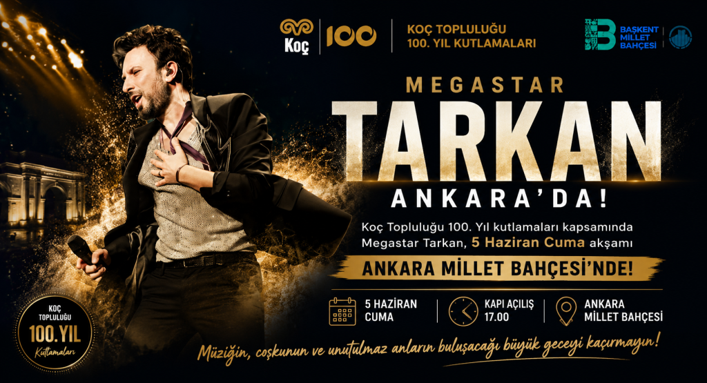 Tarkan Ankara'daki Konserin Ücretsiz Biletleri Tükendi