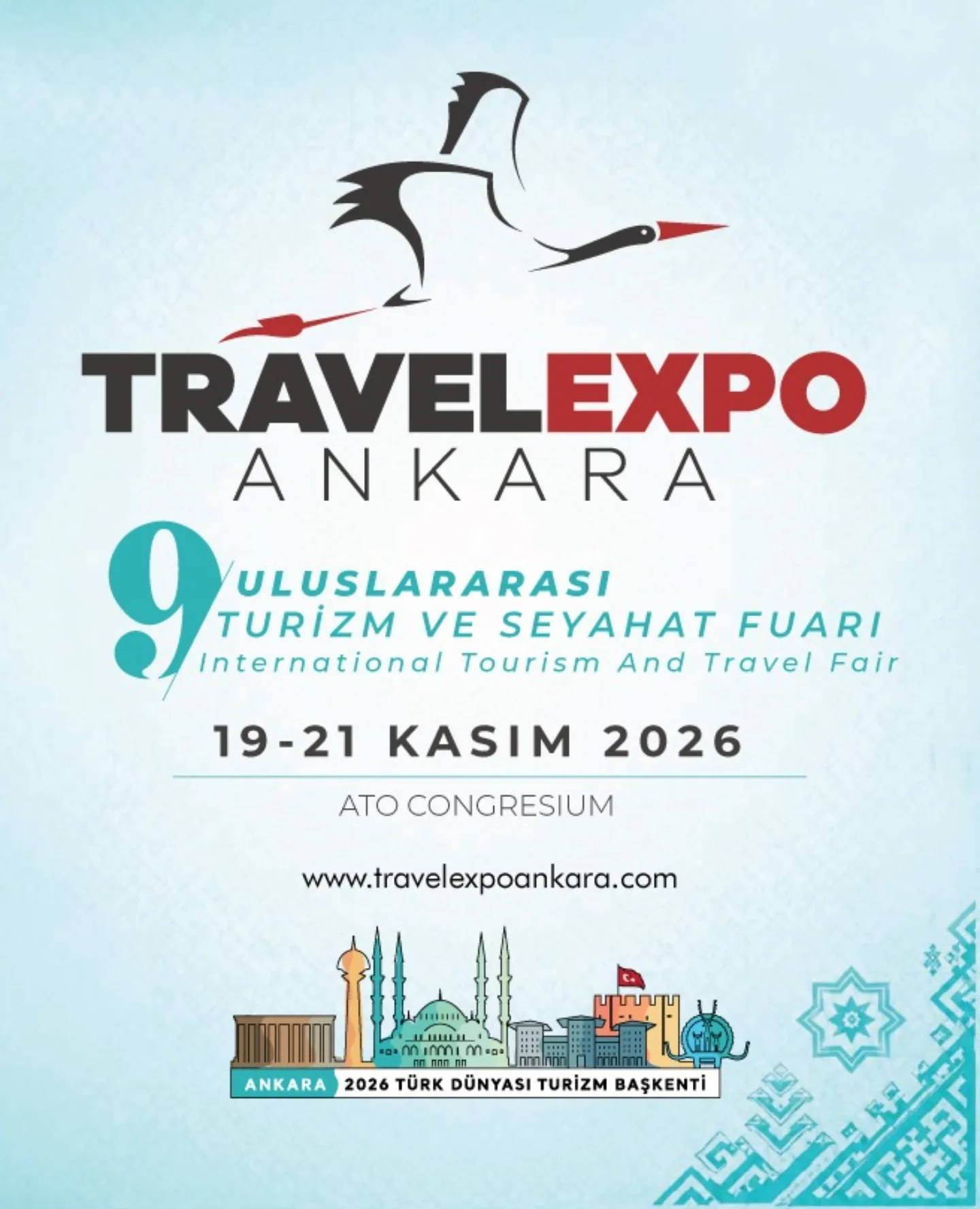 9. Uluslararası Turizm ve Seyahat Fuarı Travel Expo Ankara 2026