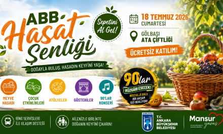 ABB Hasat Şenliği 18 Temmuz’da Gölbaşı ATA Çiftliğinde Düzenlenecek