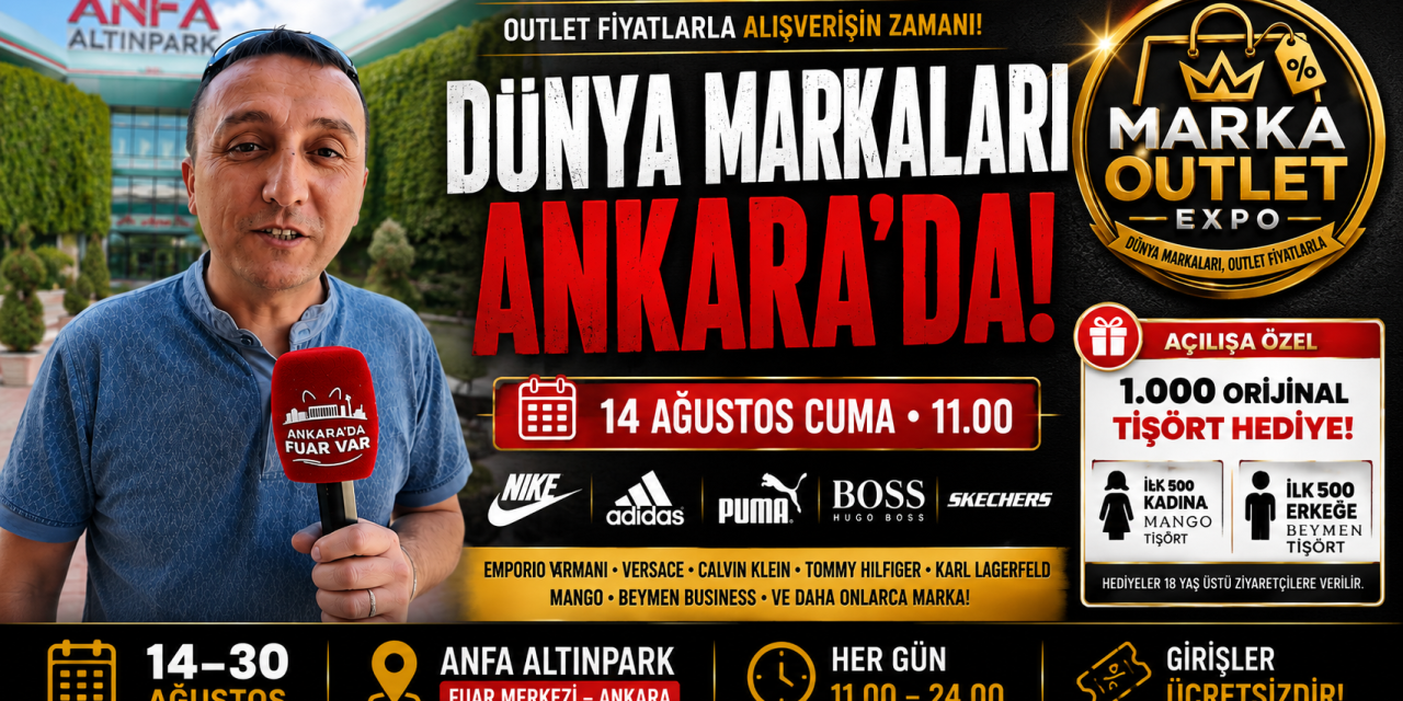 Ankara’da Marka Outlet Expo Başlıyor