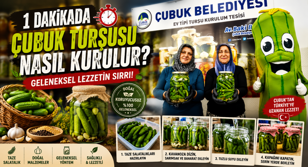 1 Dakikada Çubuk Turşusu Nasıl Kurulur