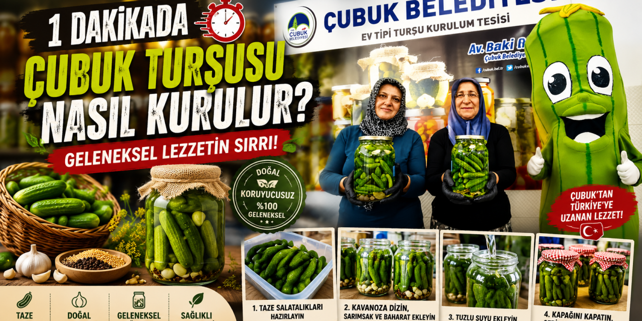 1 Dakikada Çubuk Turşusu Nasıl Kurulur?