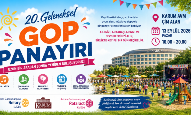 20. Geleneksel GOP Panayırı Yeniden Başlıyor!