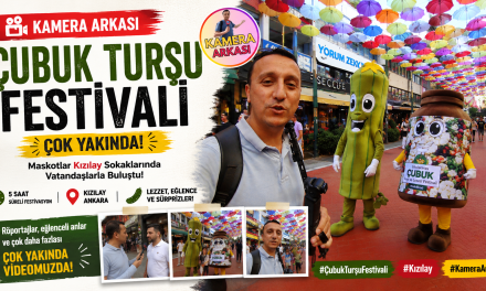 Çubuk Turşusu Maskotları Kızılay Sokaklarında