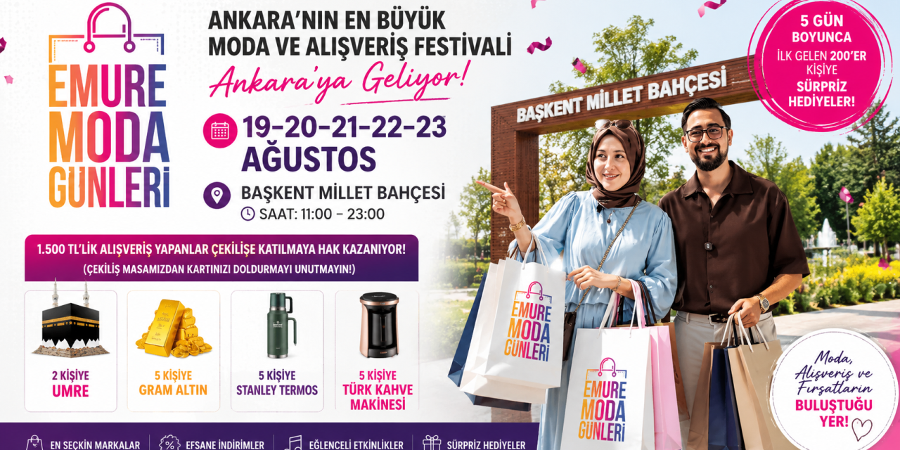 Emure Moda Günleri Ankara’ya Geliyor