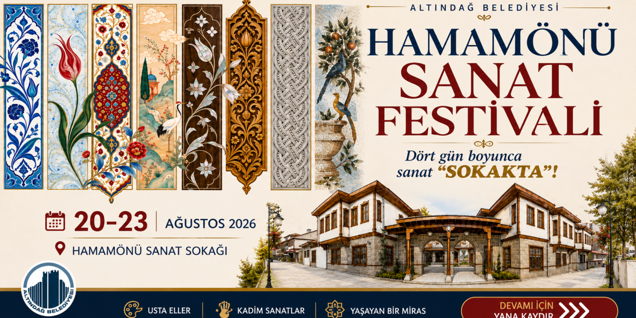 Hamamönü Sanat Festivali Başlıyor: 20-23 Ağustos 2026