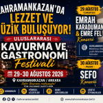 Kahramankazan Uluslararası Kavurma ve Gastronomi Festivali 2026