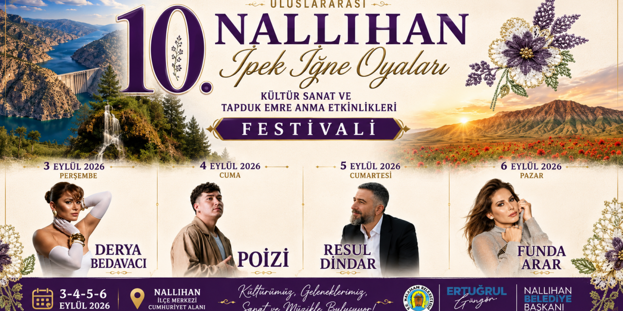 10. Uluslararası Nallıhan İpek İğne Oyaları Festivali 2026 Başlıyor