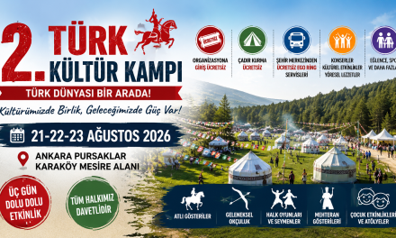 2. Türk Kültür Kampı Ankara’da Başladı